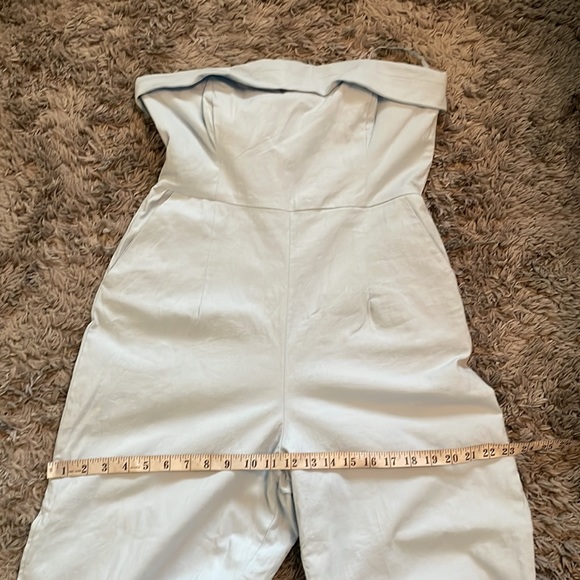 Runaway strapless wide leg baby blue jumper - Picture 8 of 12